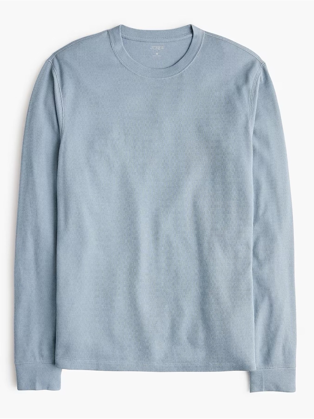 J.Crew Long-sleeve thermal crewneck tee Shirt T-shirt Winter Storm Blue‎ XL NWT
